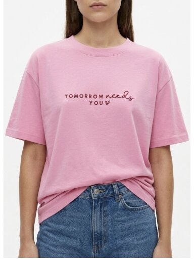 Marškinėliai "Tomorrow" pink