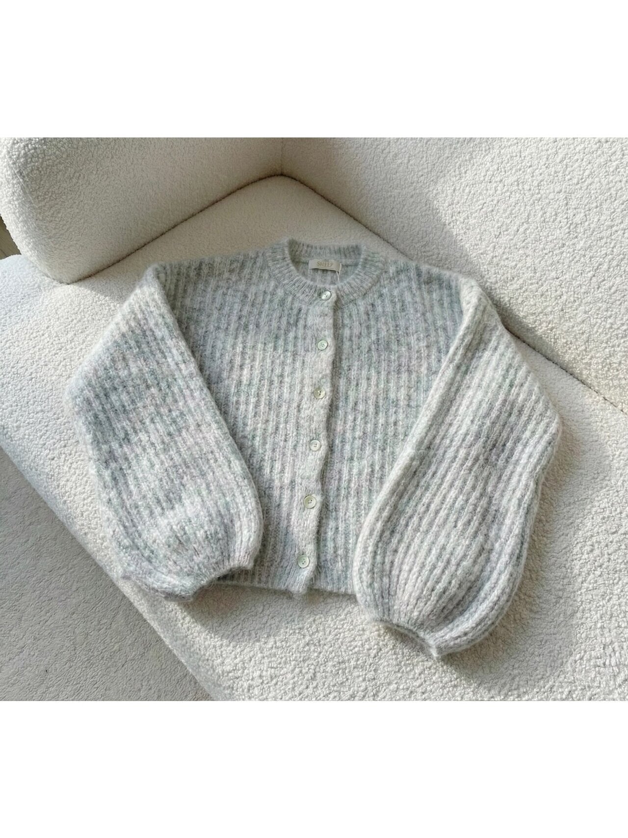 Megztinis "Sheep two grey" 1