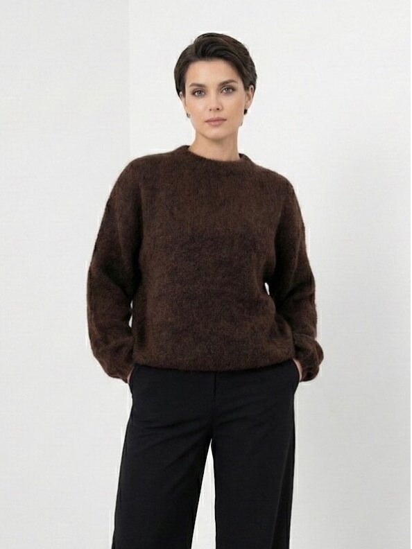 Megztinis "Sheep brown"